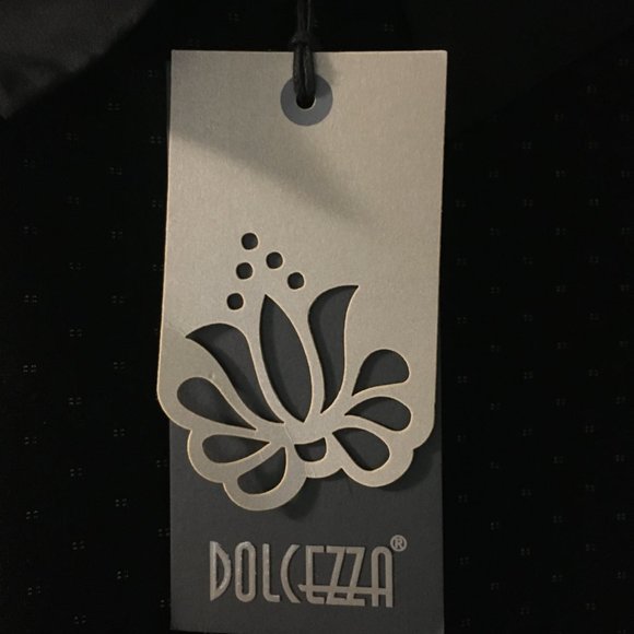 NWT Dolcezza Comfortable High Waisted Cocoon Dress With Tiny Polkadots - Picture 2 of 14